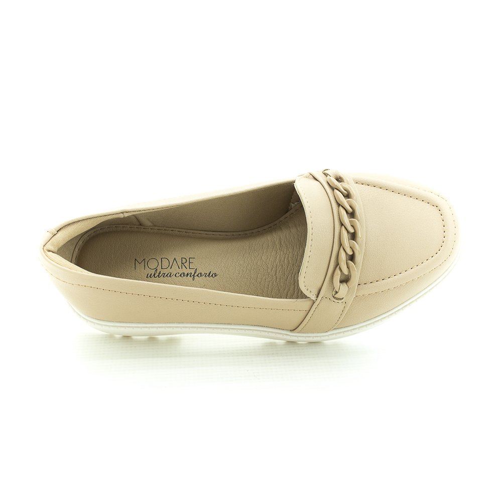 Mocassim Feminino Modare 7357.111 - Bege Bege 5