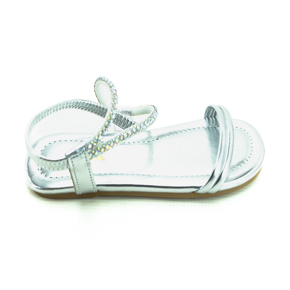 Sandália Infantil Menina Worldcolors 358.005 - Prata