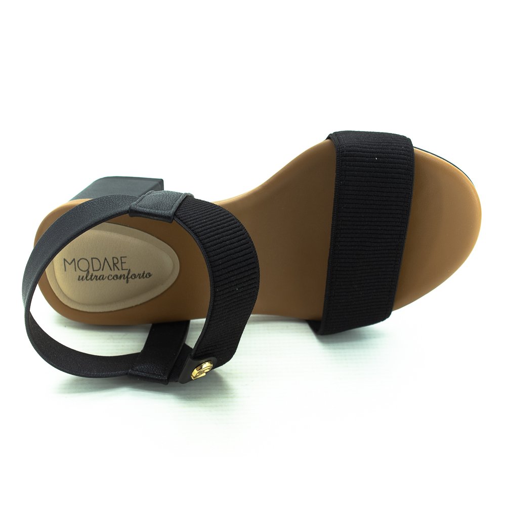 Sandália Feminina Modare 7187.100 - Preto Preto 5