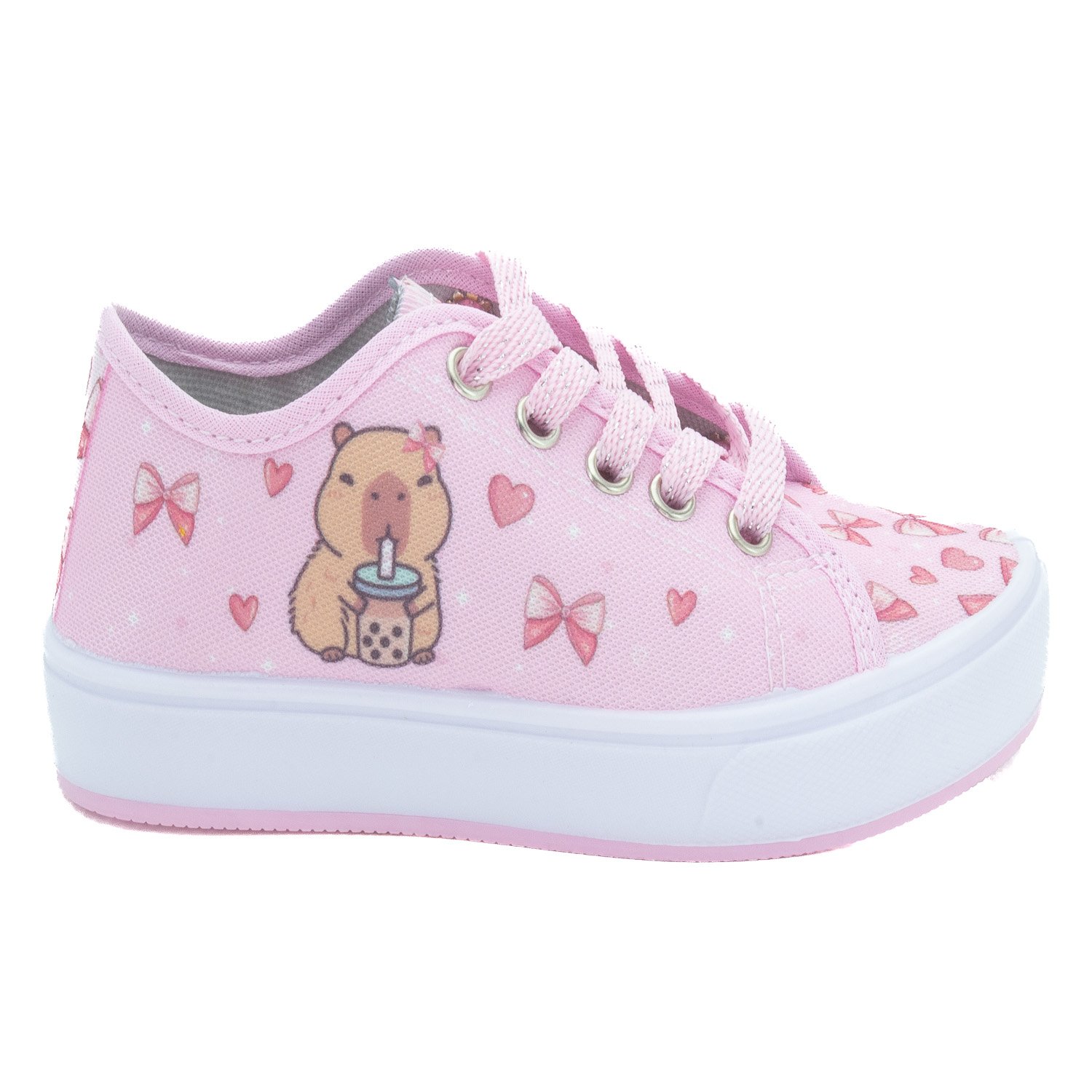 Tênis Infantil Menina Ortobessa 19-I - Rosa