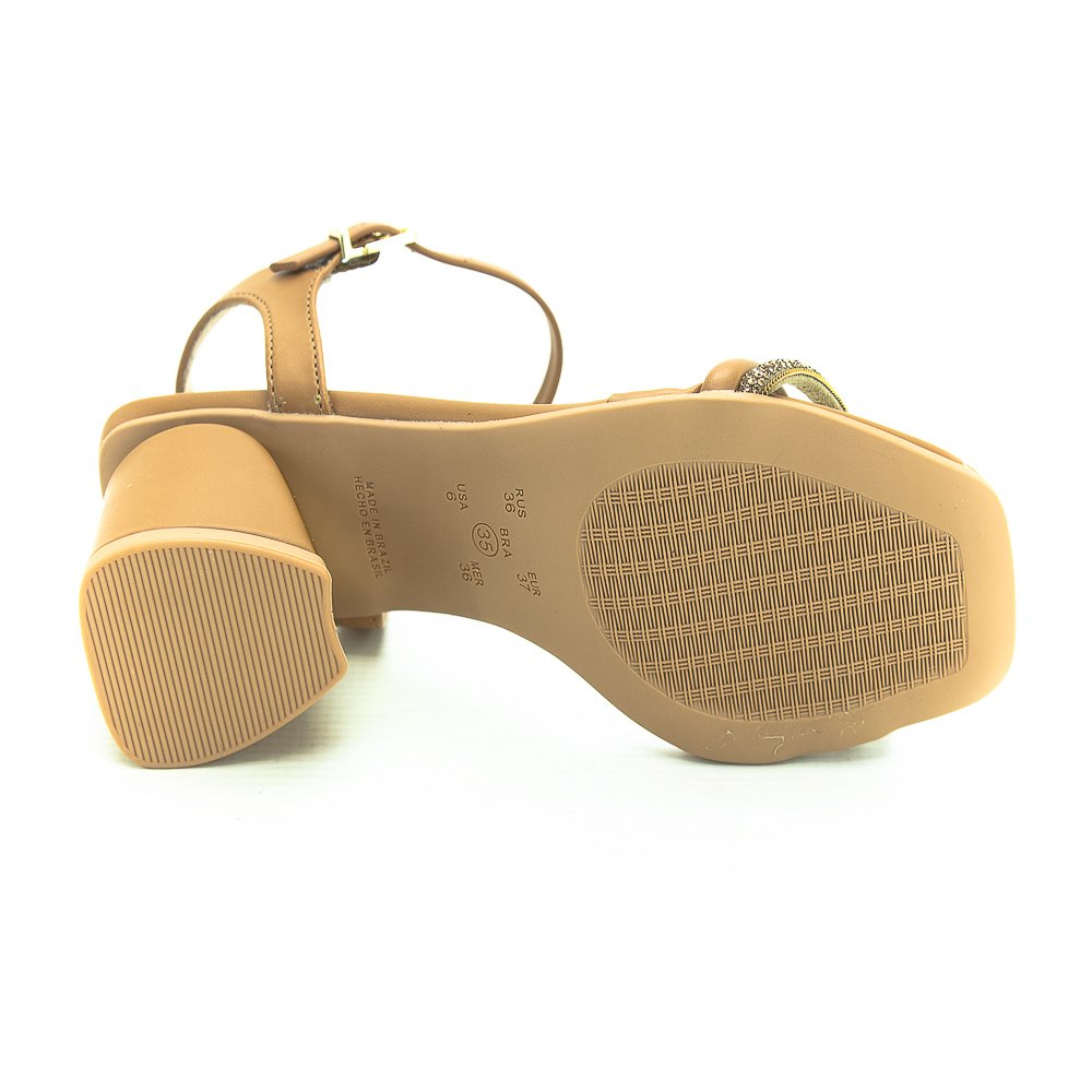 Sandália Feminina Ramarim 24-28202 - Marrom Marrom 5