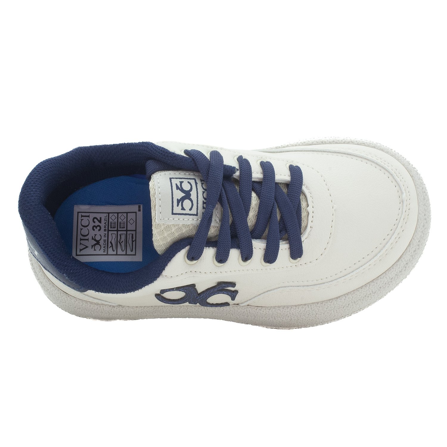 Tênis Infantil Menino Vicci V52 - Off White Branco 5