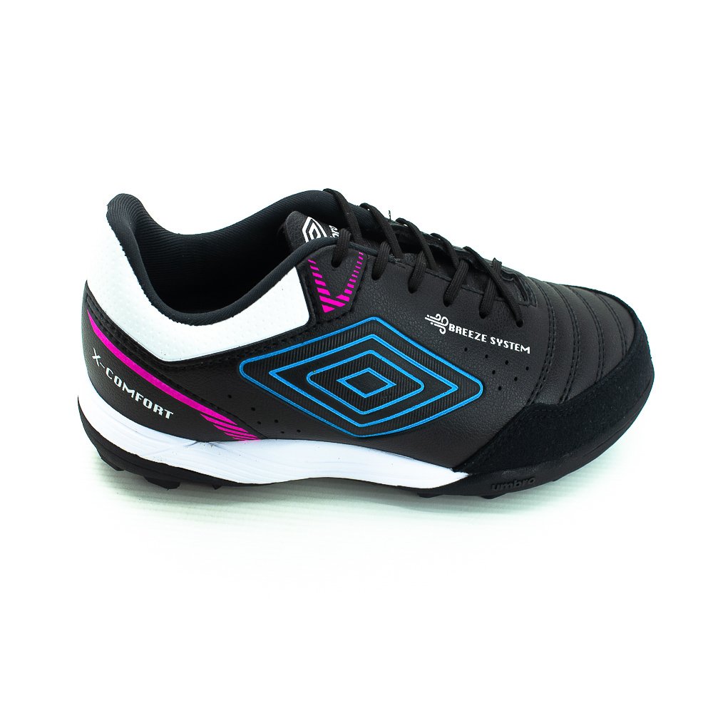 Chuteira Society Masculina Umbro X-Comfort - Preto