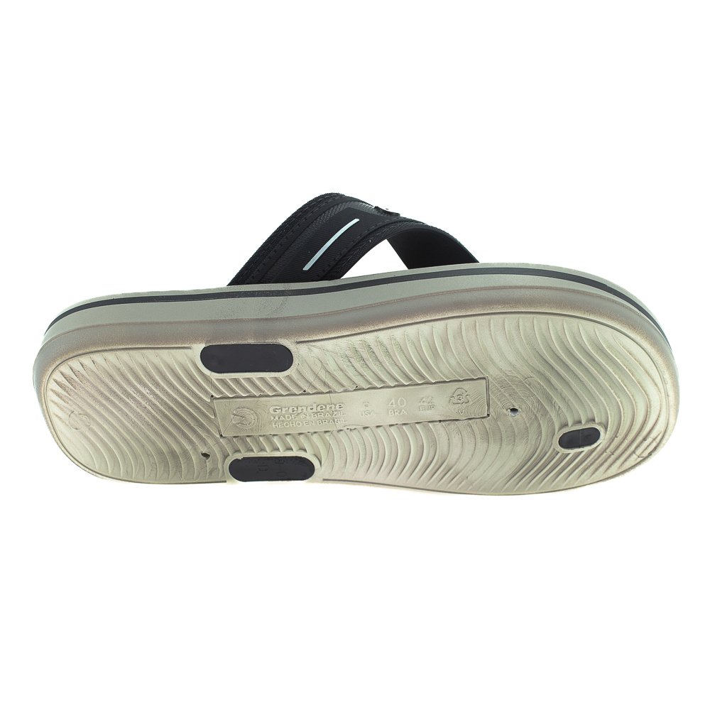 Chinelo Masculino Cartago Palermo - Cinza E Preto Cinza 4