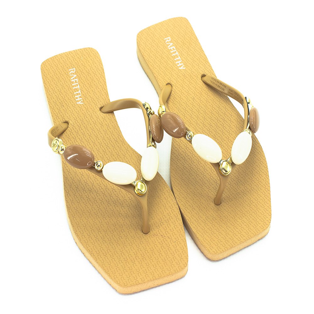 Chinelo Feminino Rafitthy Bossa Colors - Marrom