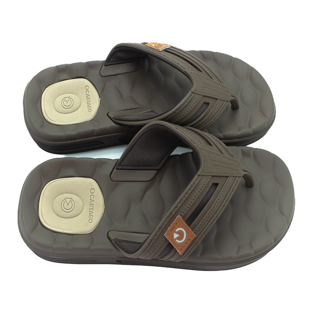 Chinelo Masculino Cartago Egeu Iv - Marrom Marrom 2