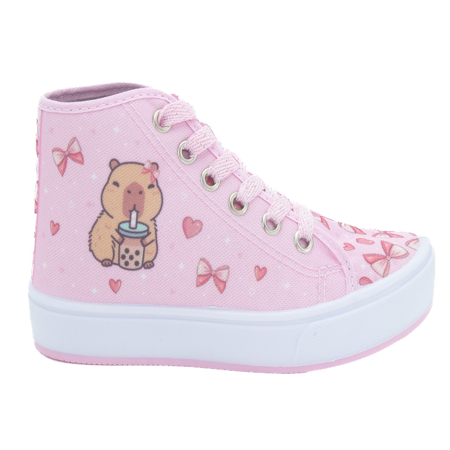 Tênis Infantil Menina Ortobessa 41-I - Rosa