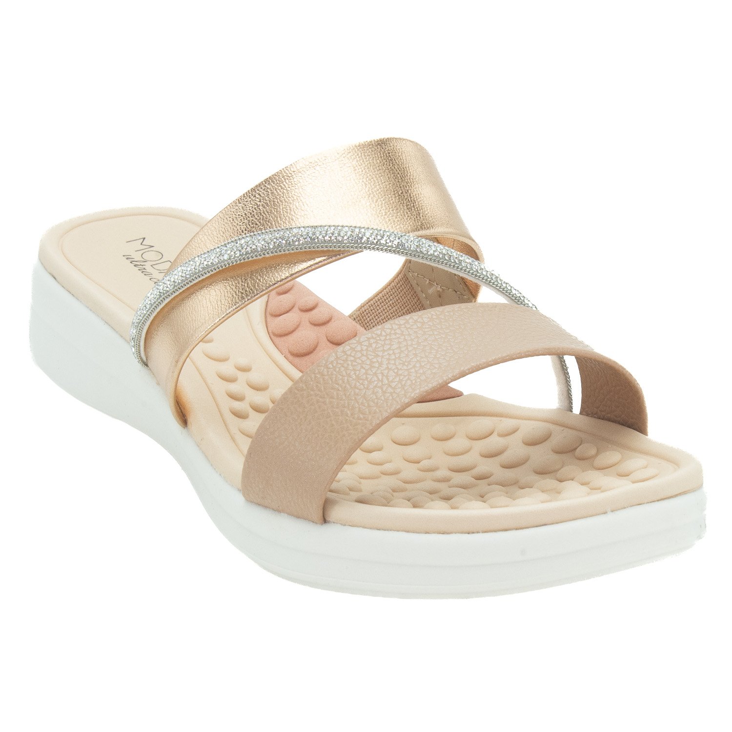 Tamanco Feminino Modare 7174.115 - Ouro Rosado Dourado 2