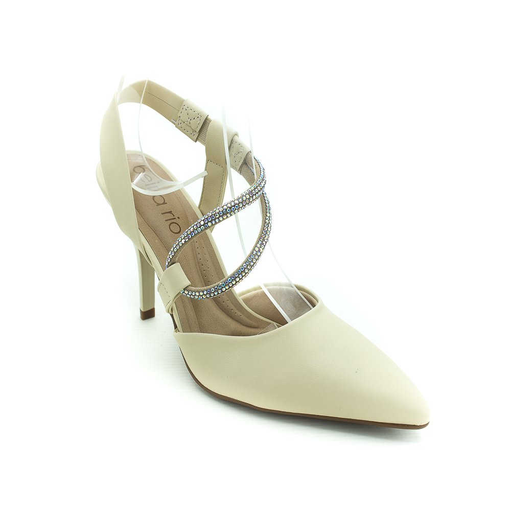 Sapato Slingback Feminino Beira Rio 4122.1487 - Creme Bege 2
