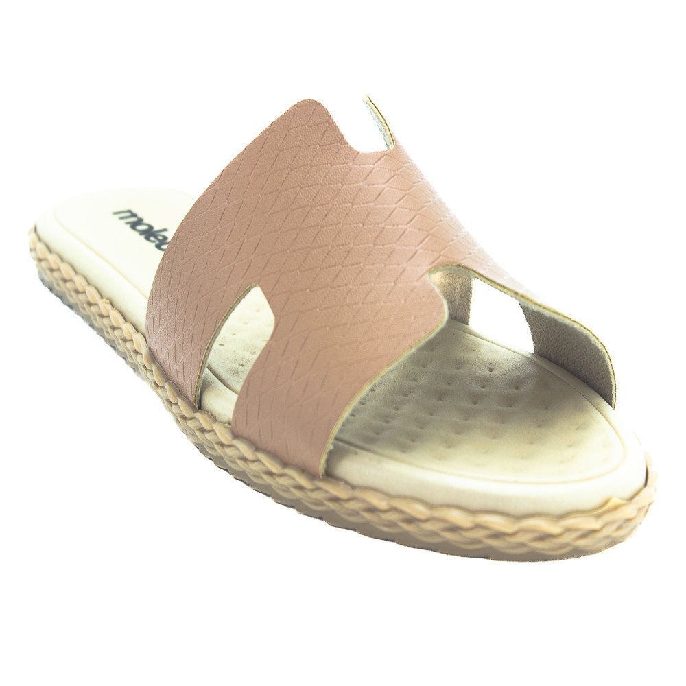 Rasteira Feminina Moleca 5462.253 - Nude Bege 2