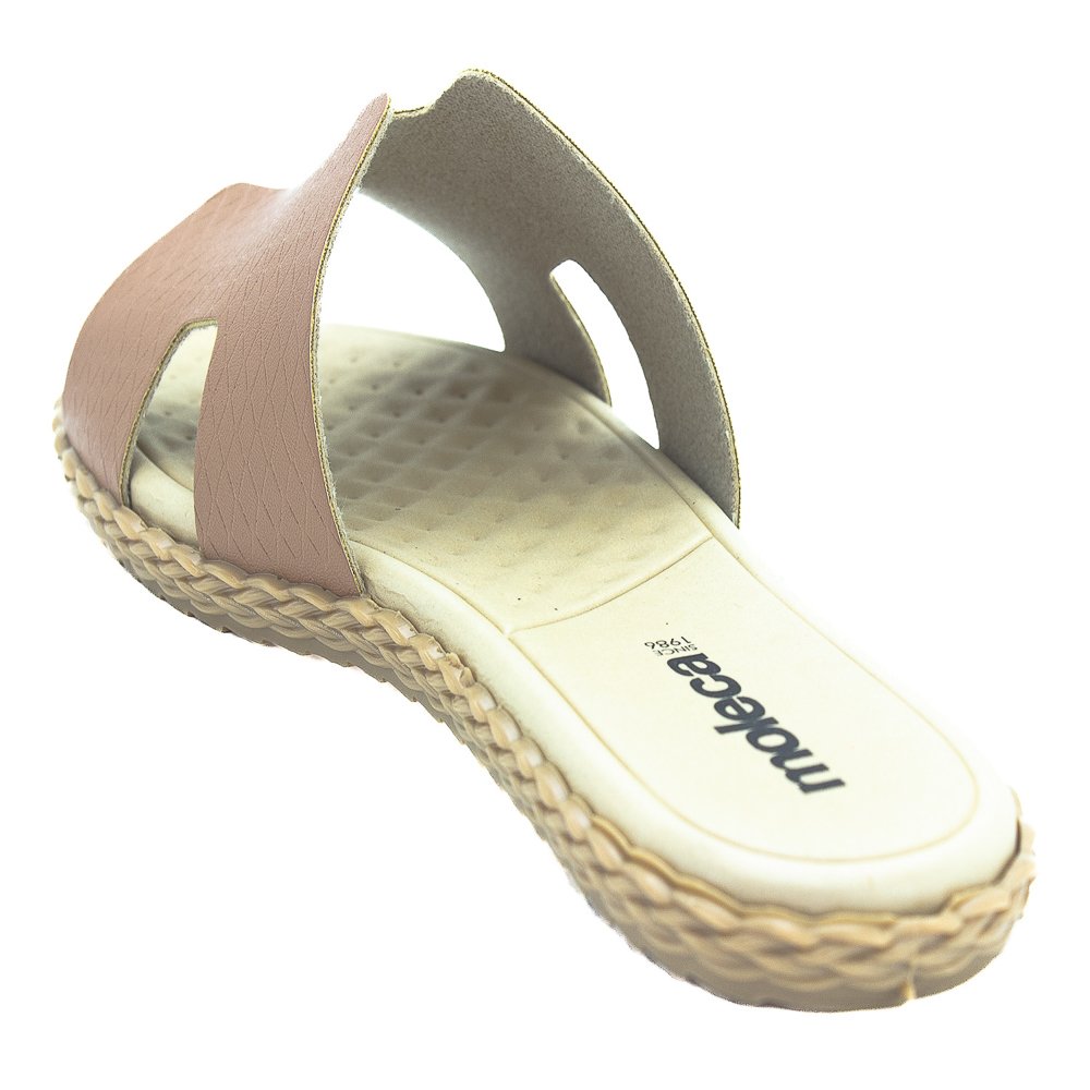 Rasteira Feminina Moleca 5462.253 - Nude Bege 3