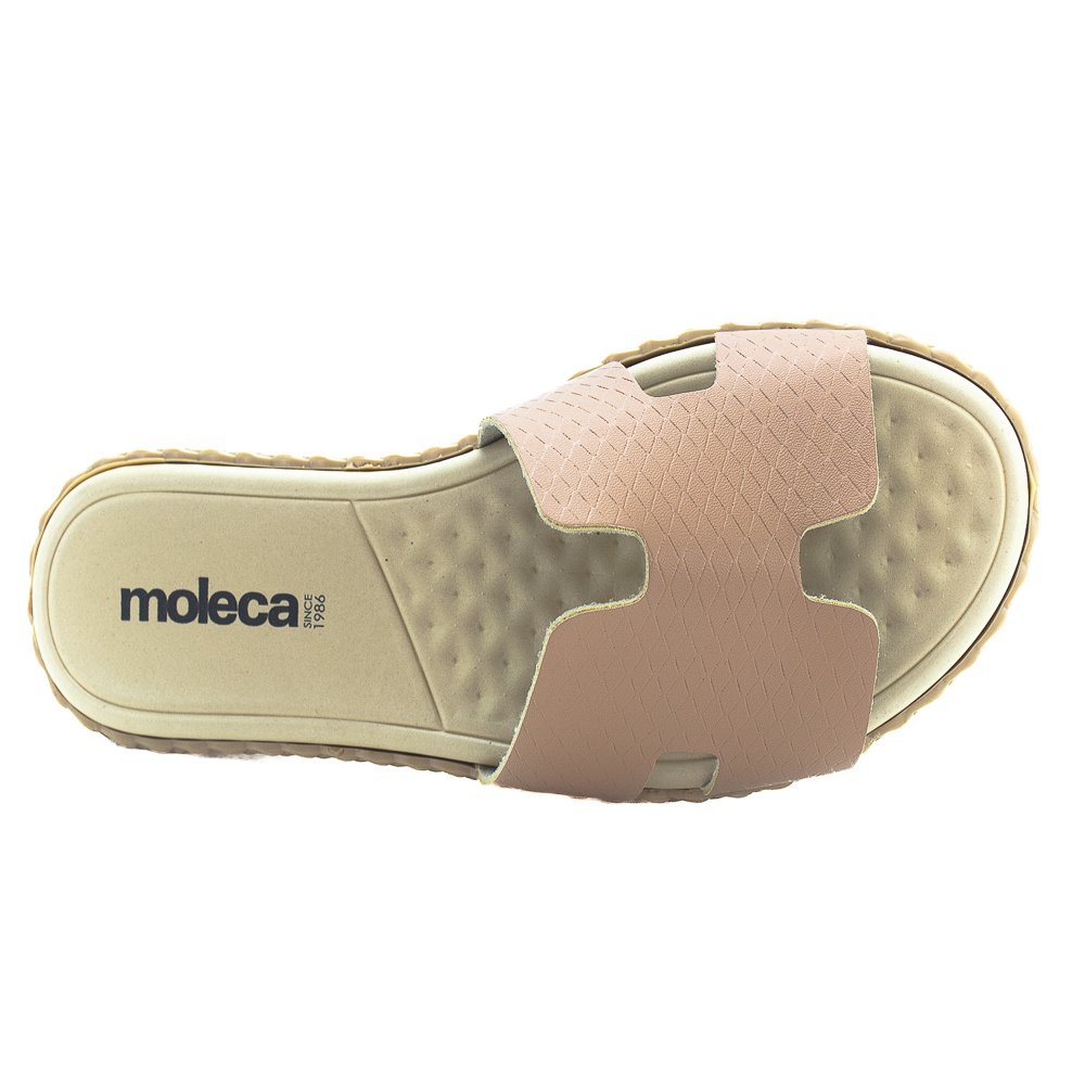 Rasteira Feminina Moleca 5462.253 - Nude Bege 5