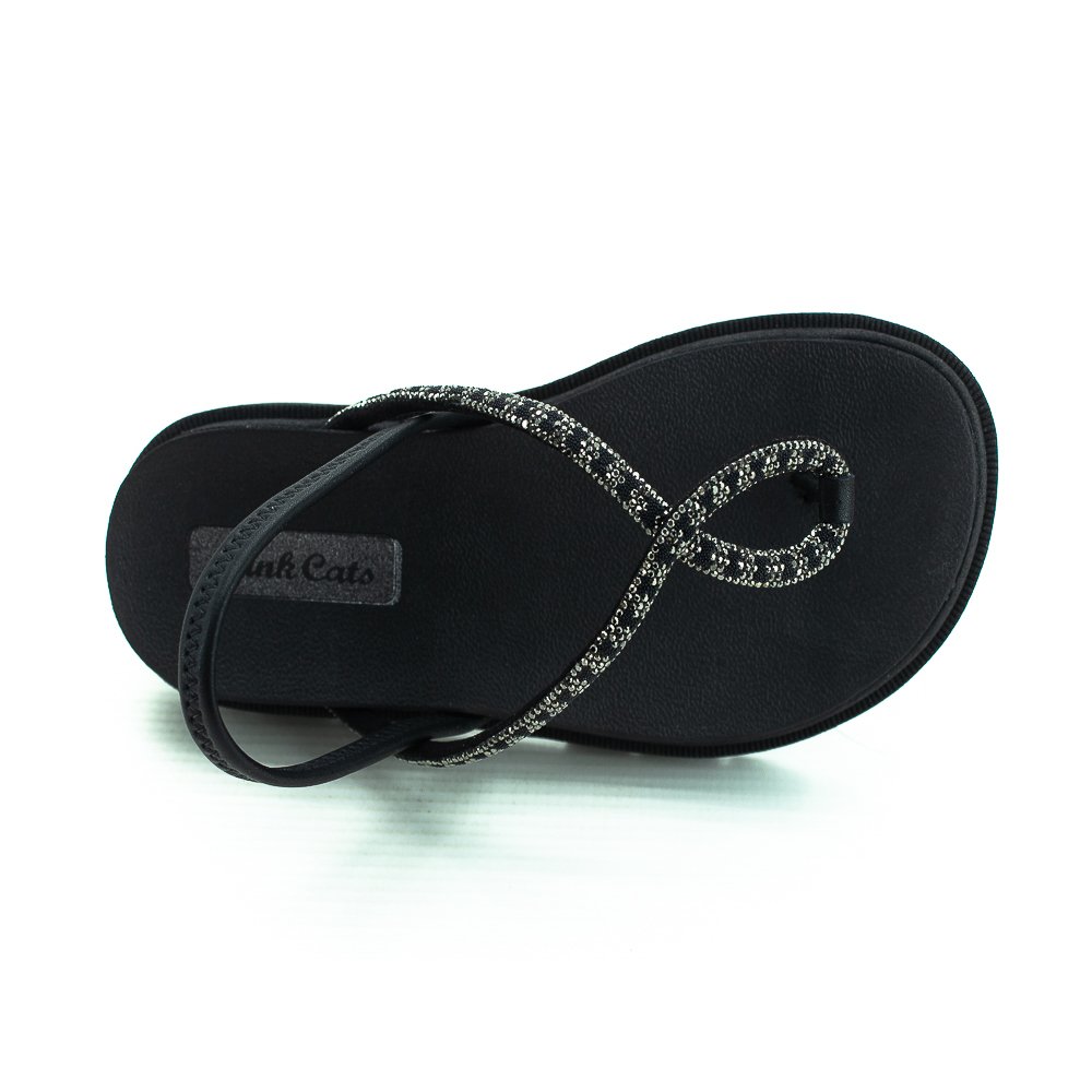 Sandália Infantil Menina Pink Cats V4911 - Preto Preto 5