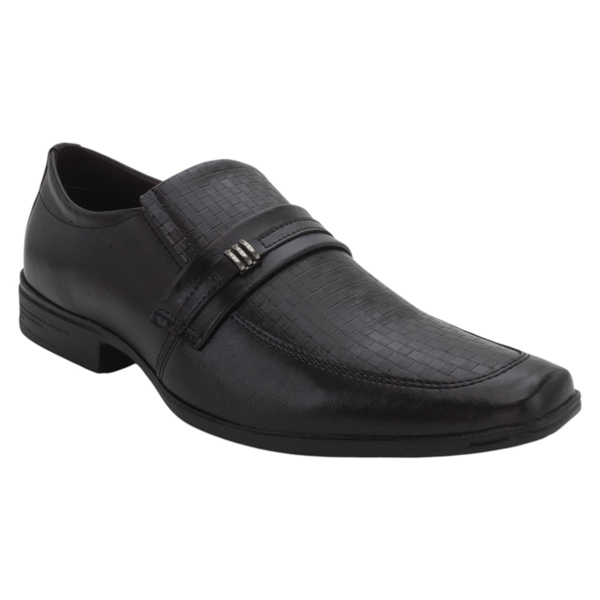 Sapato Social Masculino B´Karellus B7030/C1 - Preto Preto 2