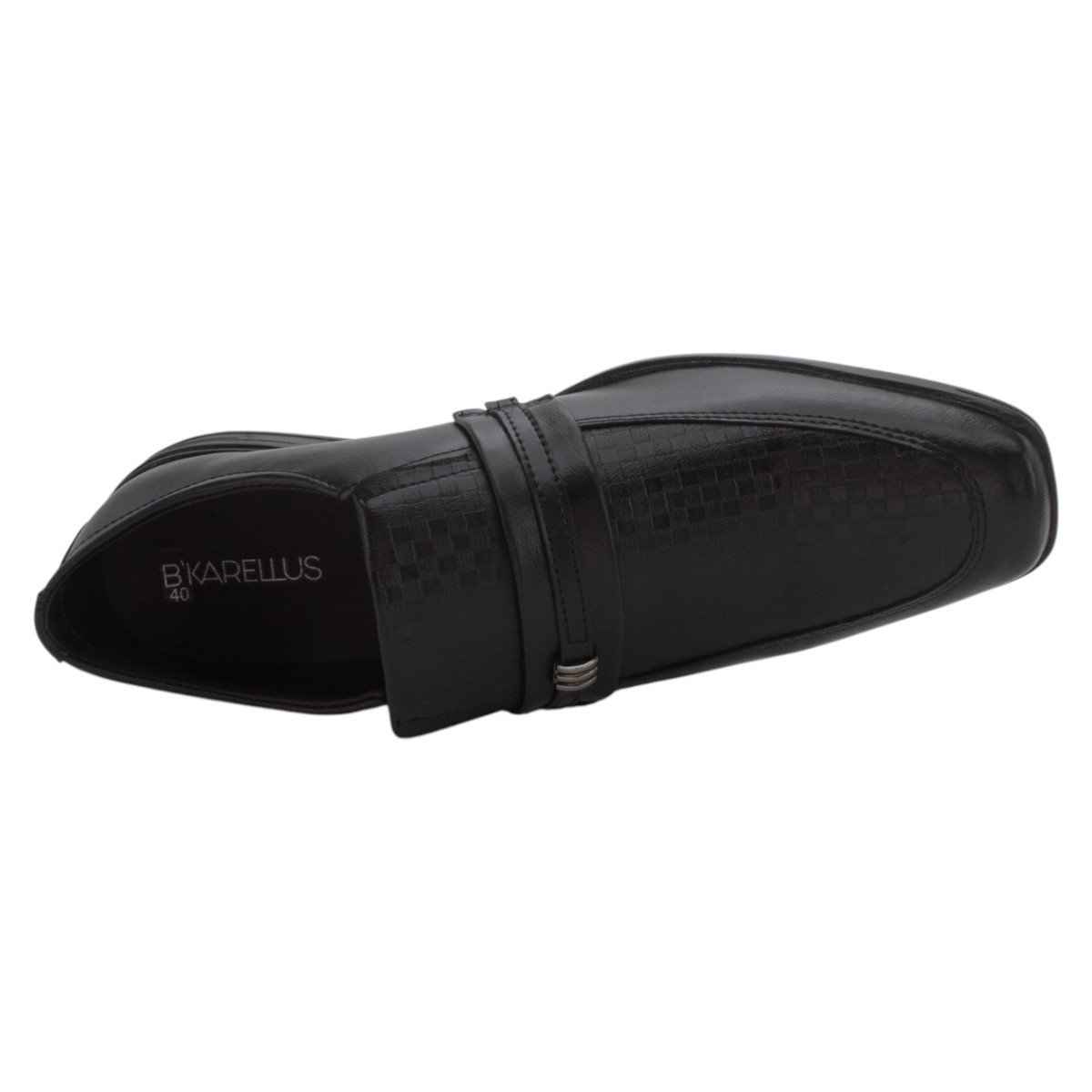Sapato Social Masculino B´Karellus B7030/C1 - Preto Preto 5