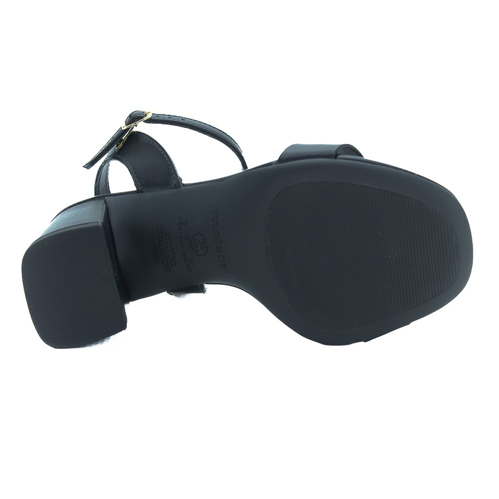 Sandália Feminina Moleca 5496.101 - Preto Preto 4