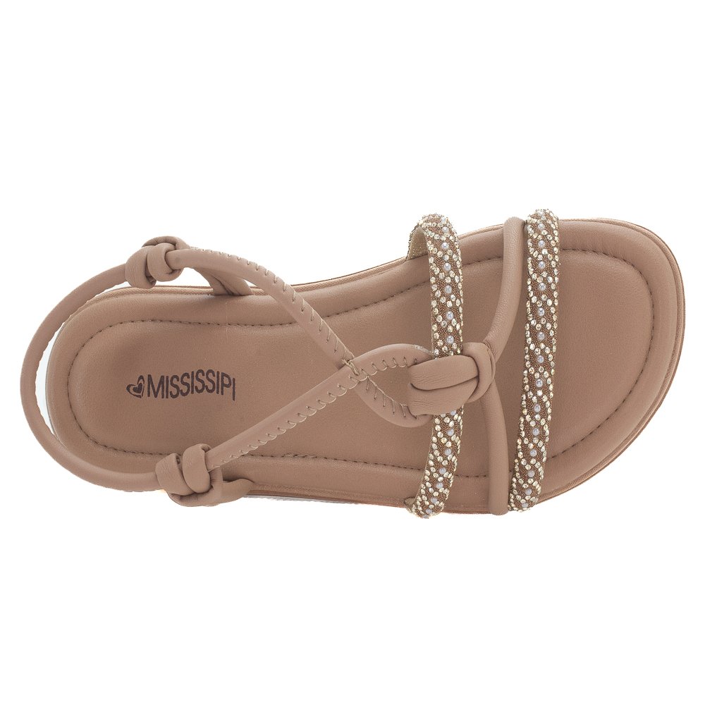 Sandália Feminina Mississipi MF773 - Bronze Marrom 5