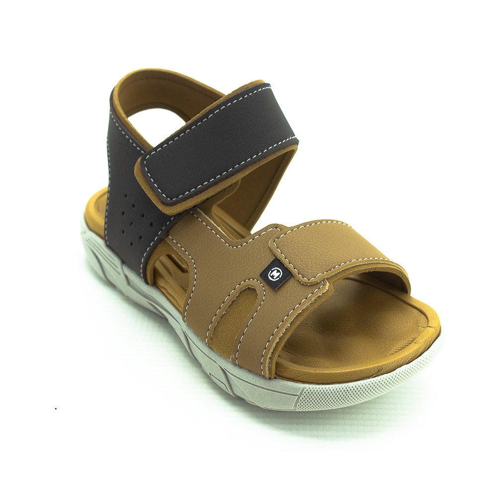 Sandália Infantil Menino Molekinho 2400.139 - Marrom Marrom 2