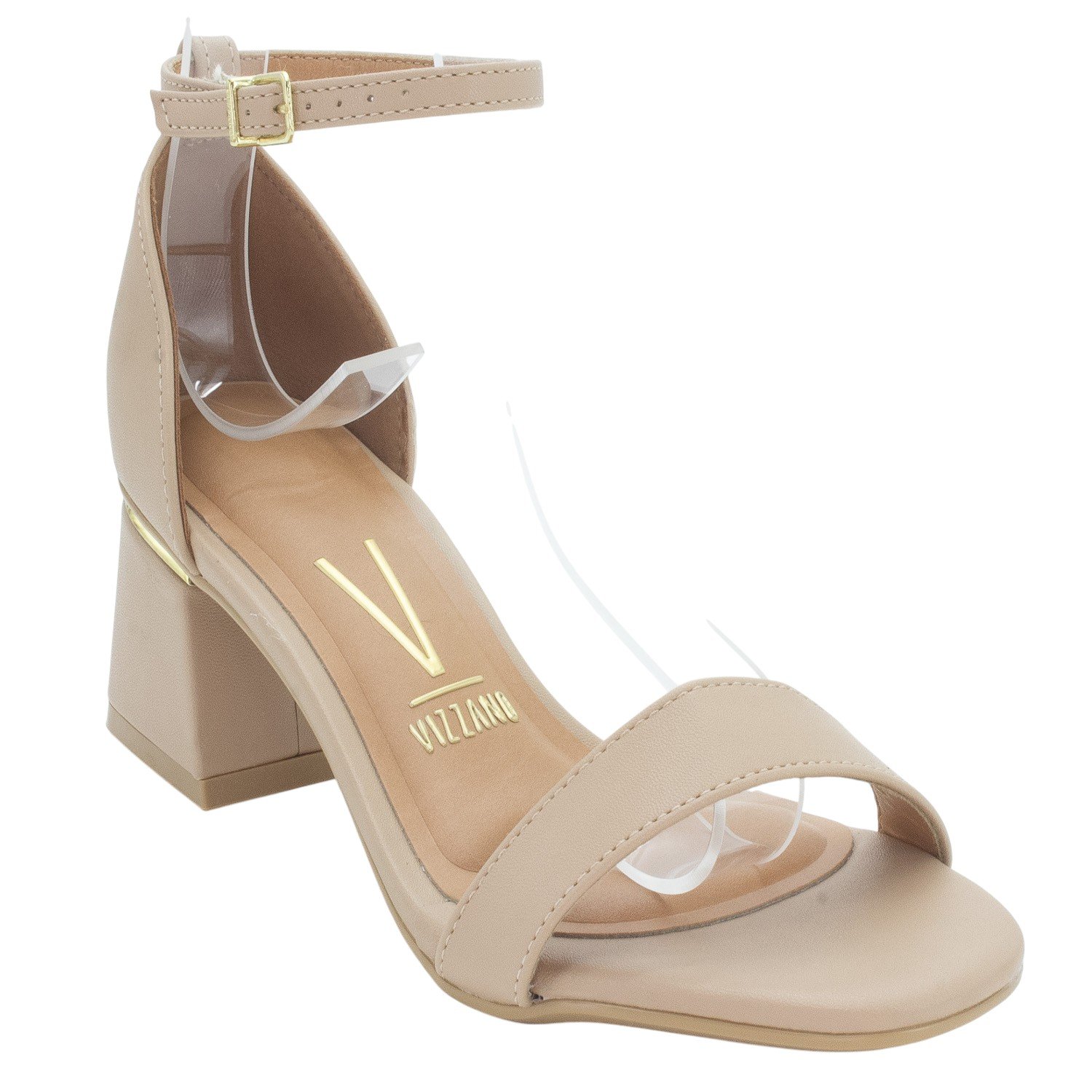 Sandália Feminina Vizzano 6428.104 - Bege Bege 2
