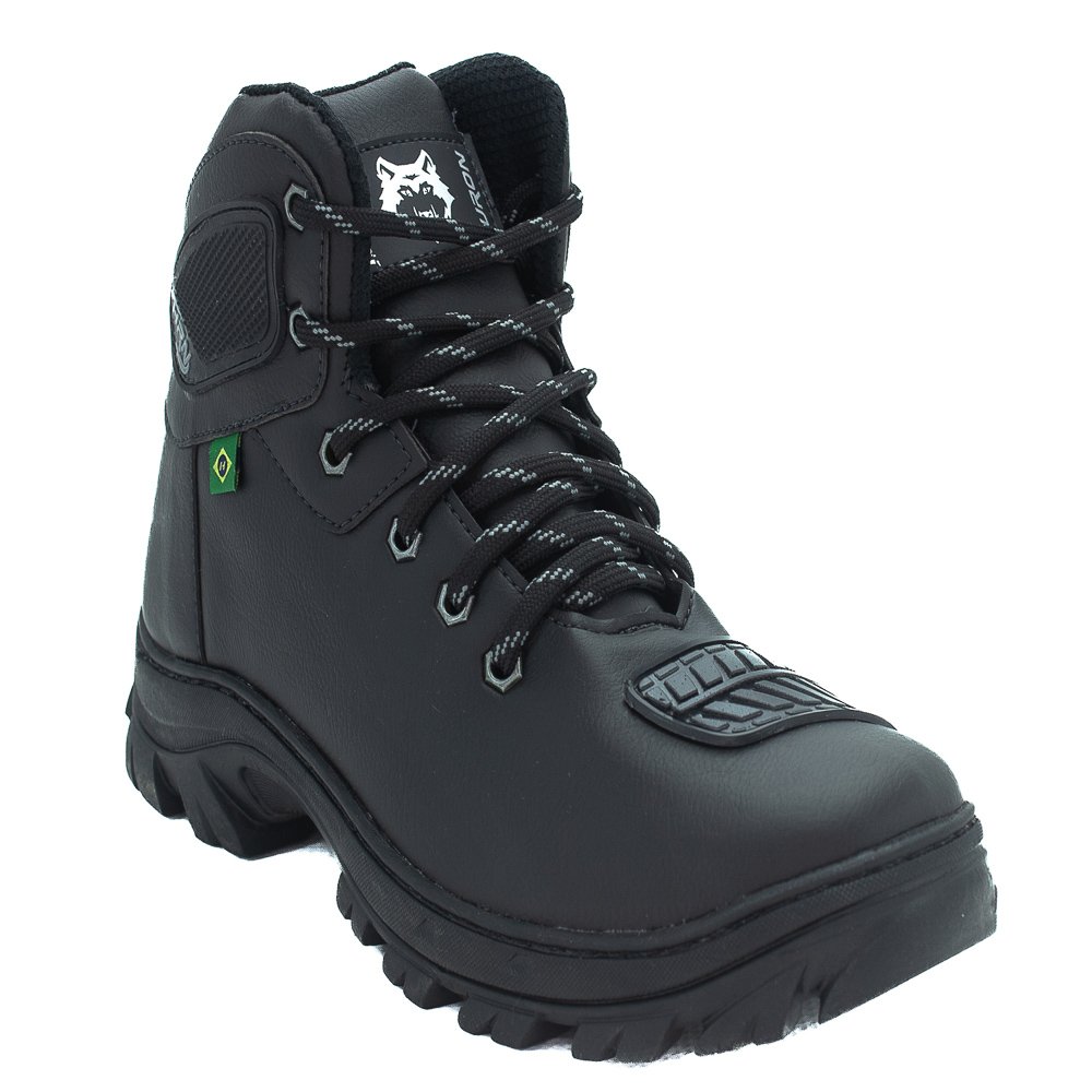 Coturno Masculino Huron 161 - Preto Preto 2