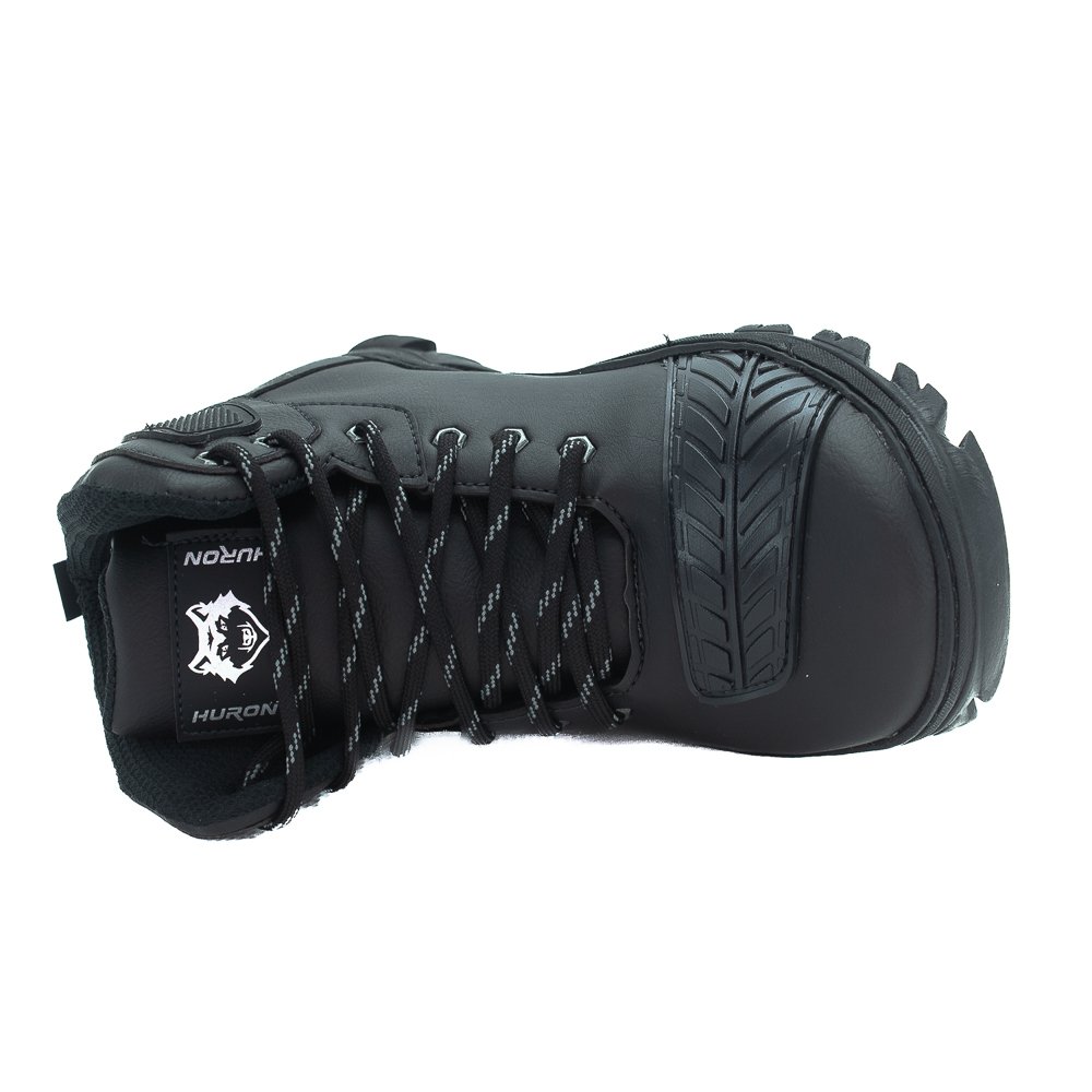 Coturno Masculino Huron 161 - Preto Preto 5