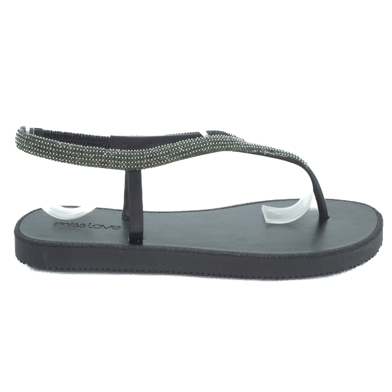 Sandália Feminina Miss Love SD-2403 - Preto