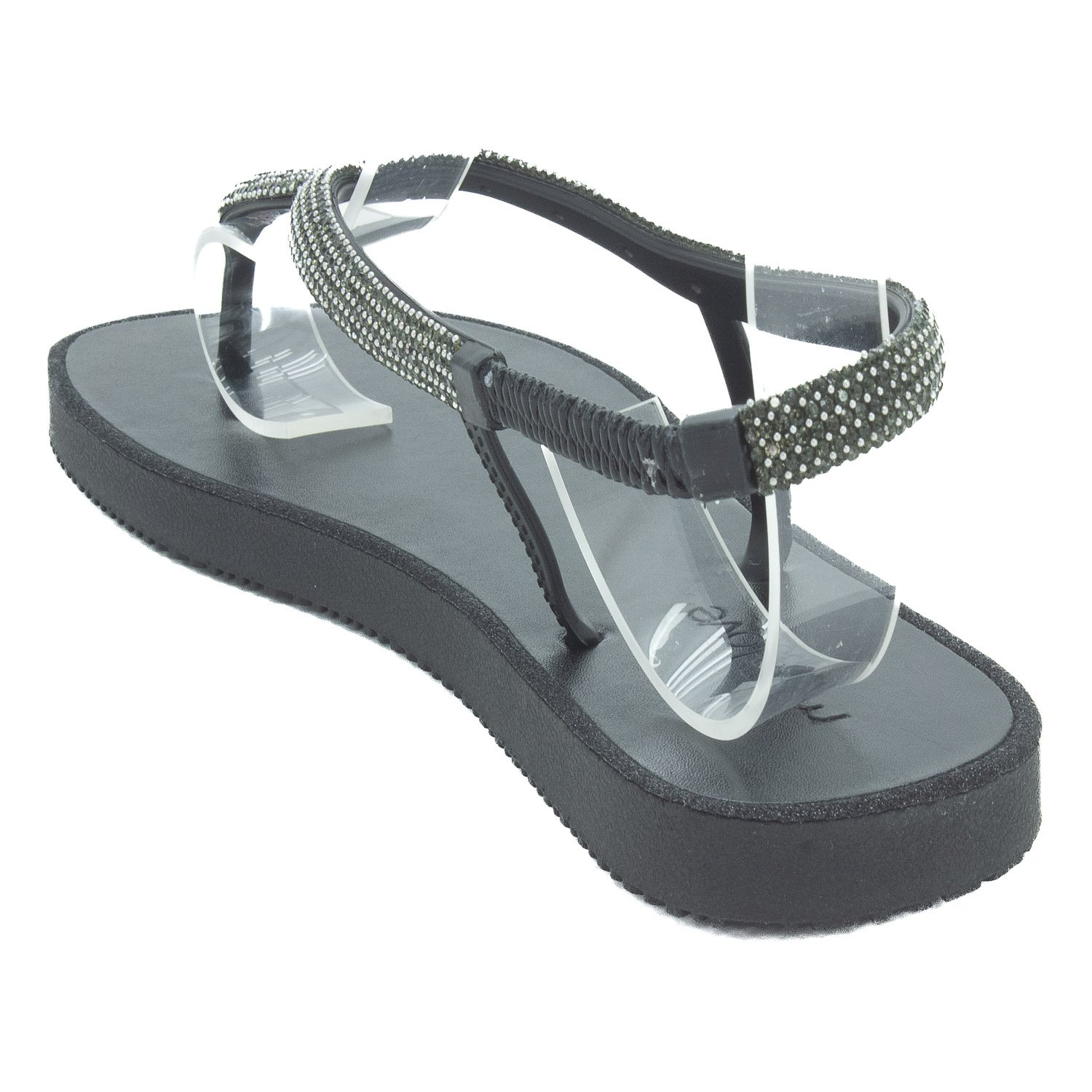 Sandália Feminina Miss Love SD-2403 - Preto Preto 3