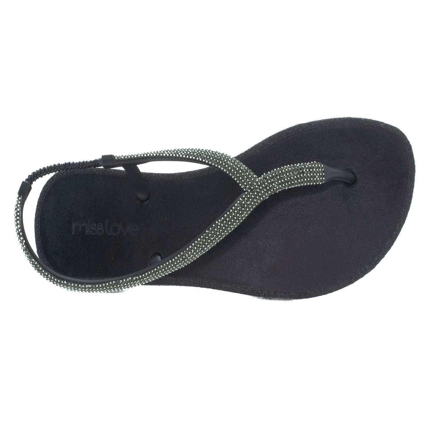 Sandália Feminina Miss Love SD-2403 - Preto Preto 5