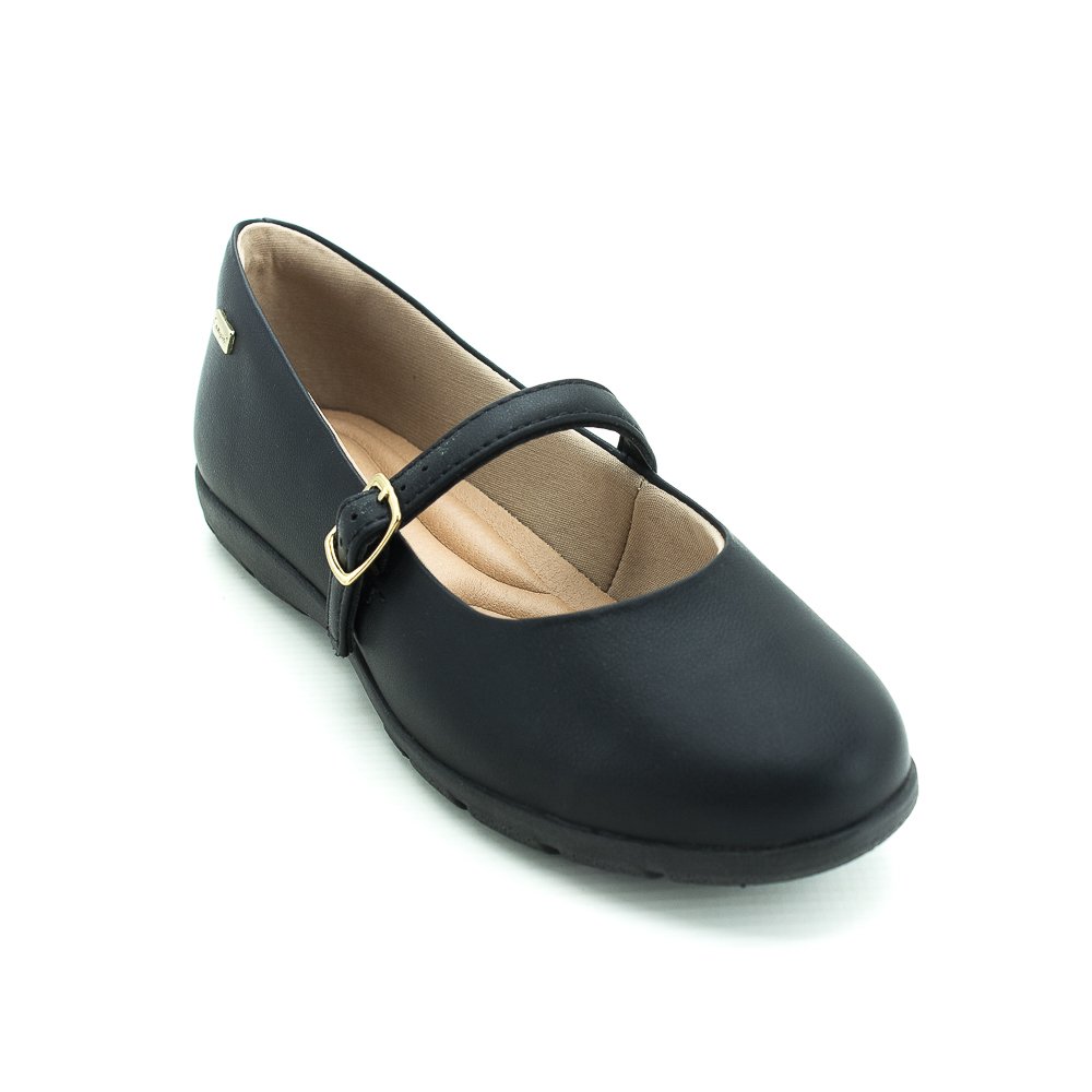 Sapatilha Feminina Campesi L893 - Preto Preto 2