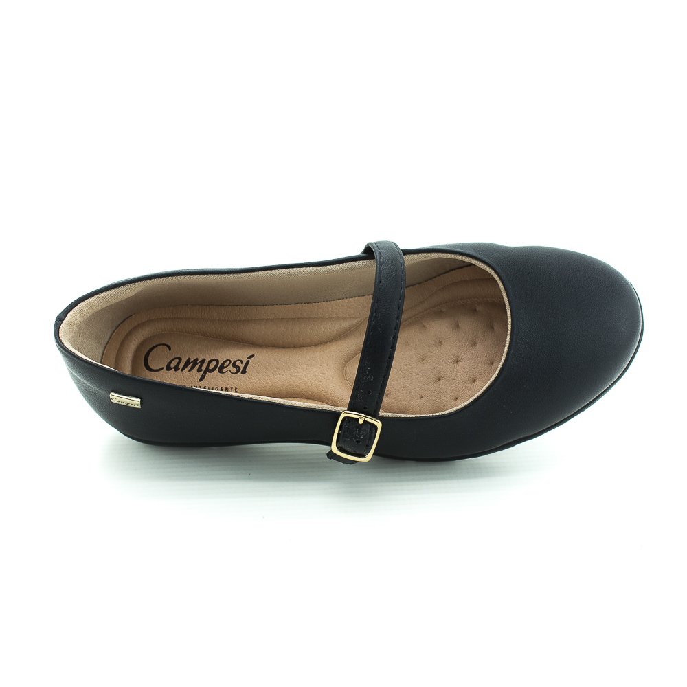 Sapatilha Feminina Campesi L893 - Preto Preto 5