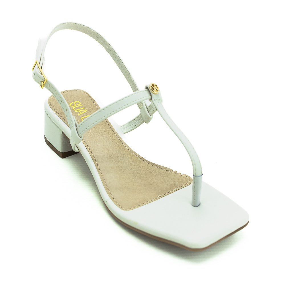 Sandália Feminina Sua Cia 8234.15699 - Off White Branco 2