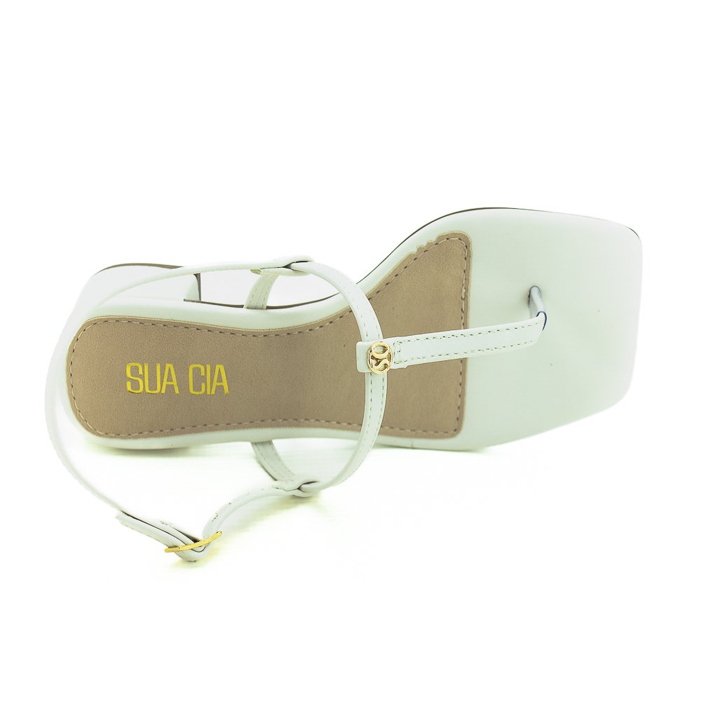 Sandália Feminina Sua Cia 8234.15699 - Off White Branco 5
