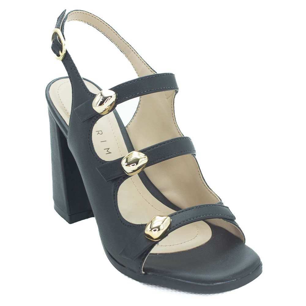 Sandália Feminina Ramarim 25-41205 - Preto Preto 2