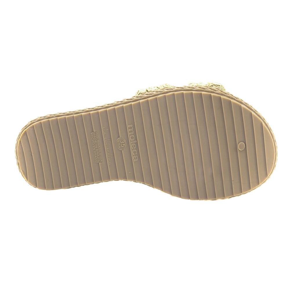 Rasteira Feminina Moleca 5452.255 - Marrom Marrom 4