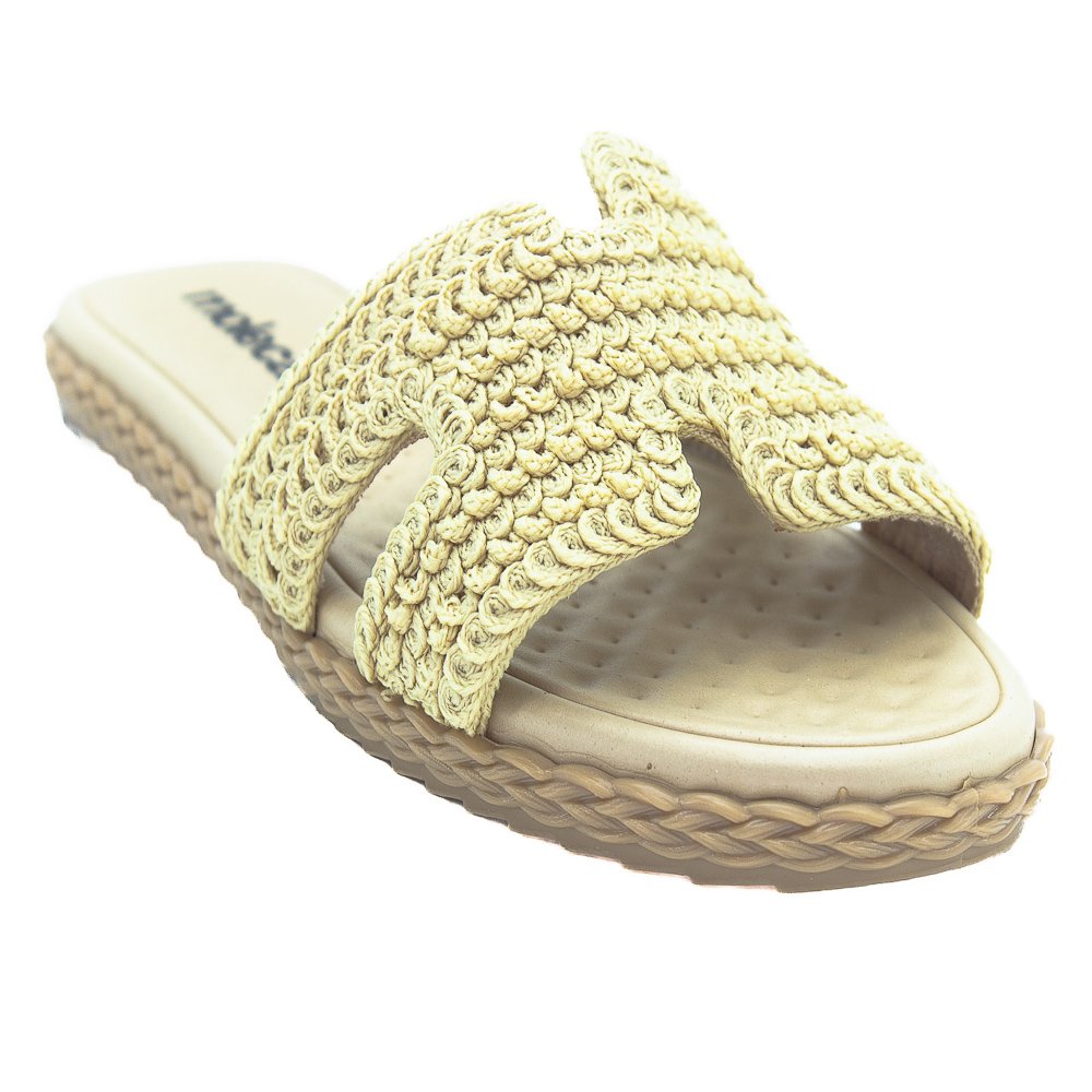 Rasteira Feminina Moleca 5452.255 - Marrom Marrom 2