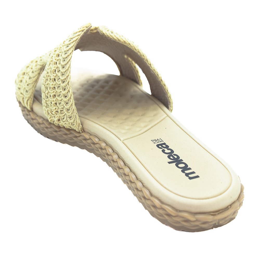 Rasteira Feminina Moleca 5452.255 - Marrom Marrom 3