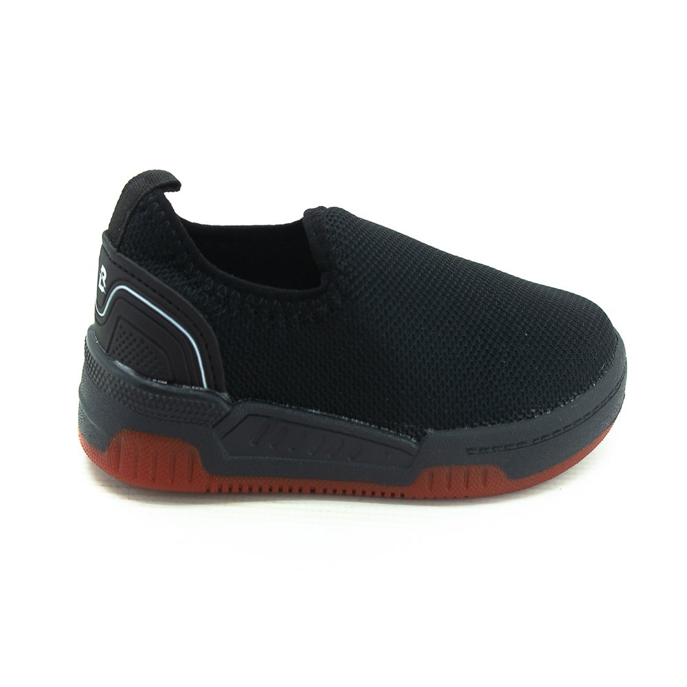 Tênis Infantil Menino Botinho 3-Bx - Preto