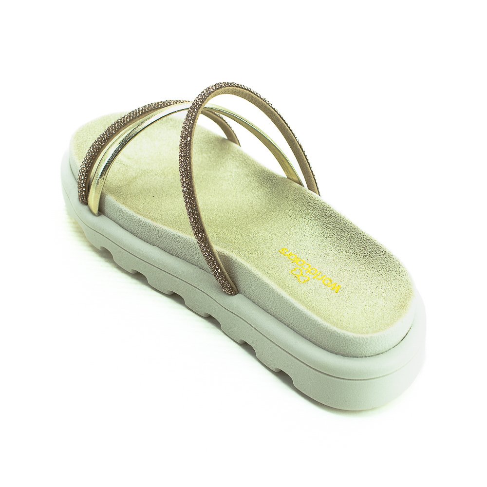 Papete Infantil Menina Worldcolors 167.044 - Dourado Dourado 3