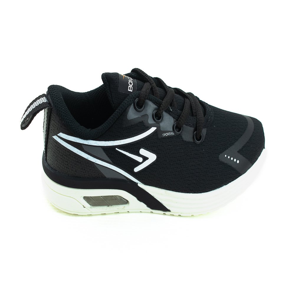 Tênis Infantil Menino Box 200 Bk1937 - Preto
