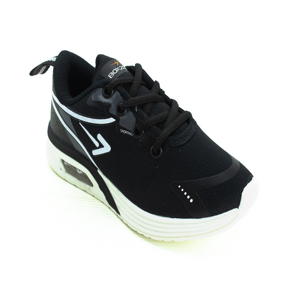Tênis Infantil Menino Box 200 Bk1937 - Preto Preto 2