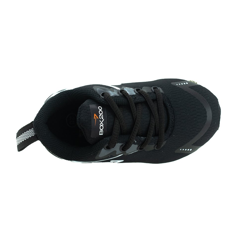 Tênis Infantil Menino Box 200 Bk1937 - Preto Preto 5