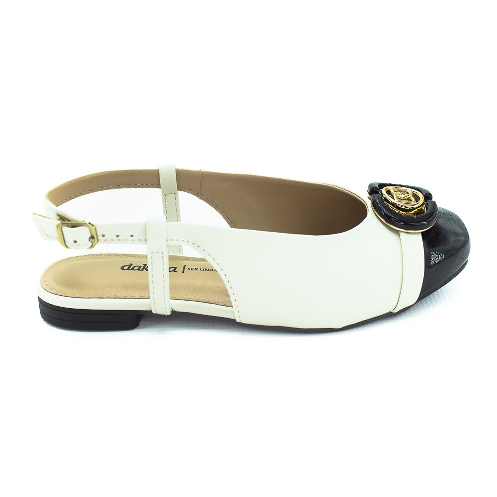 Sapatiha Feminino Dakota D0234-0005 -  Off White