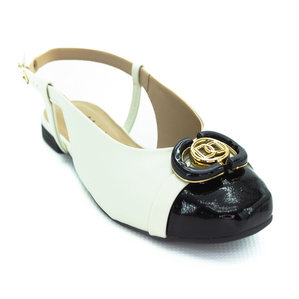 Sapatiha Feminino Dakota D0234-0005 - Off White Branco 2