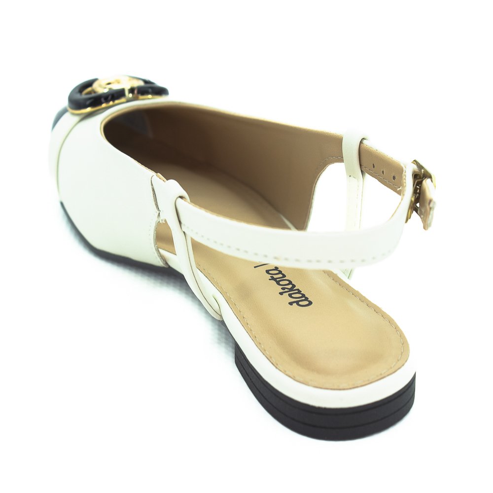 Sapatiha Feminino Dakota D0234-0005 - Off White Branco 3