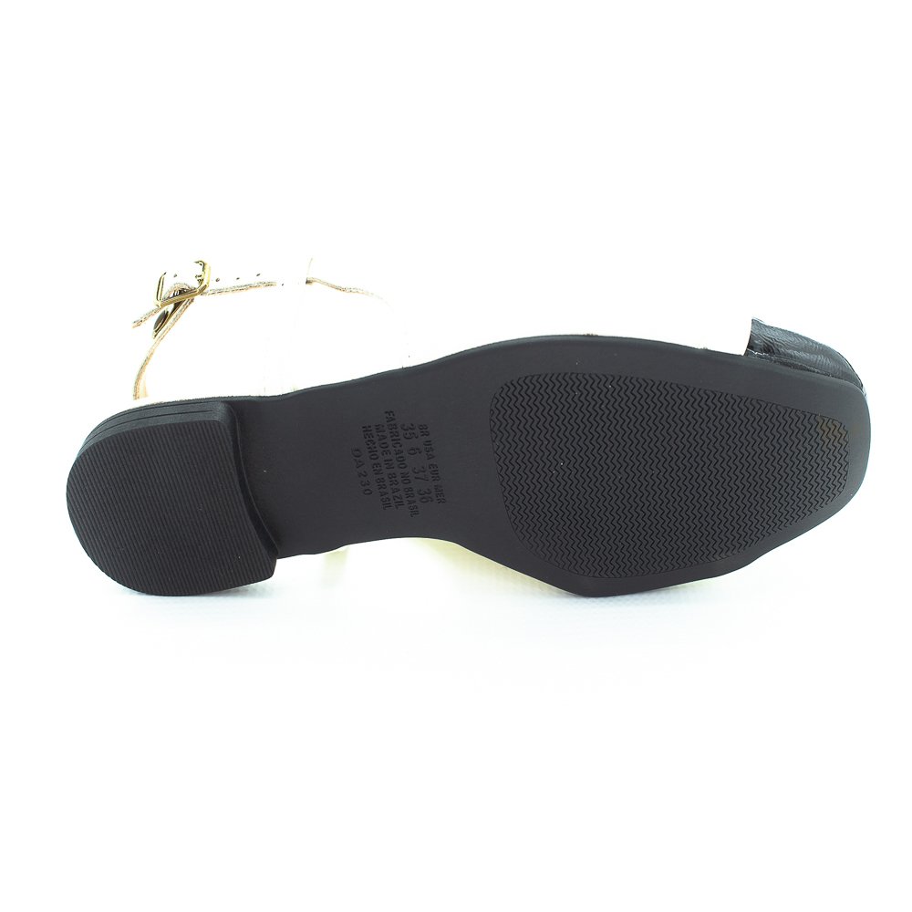 Sapatiha Feminino Dakota D0234-0005 - Off White Branco 4