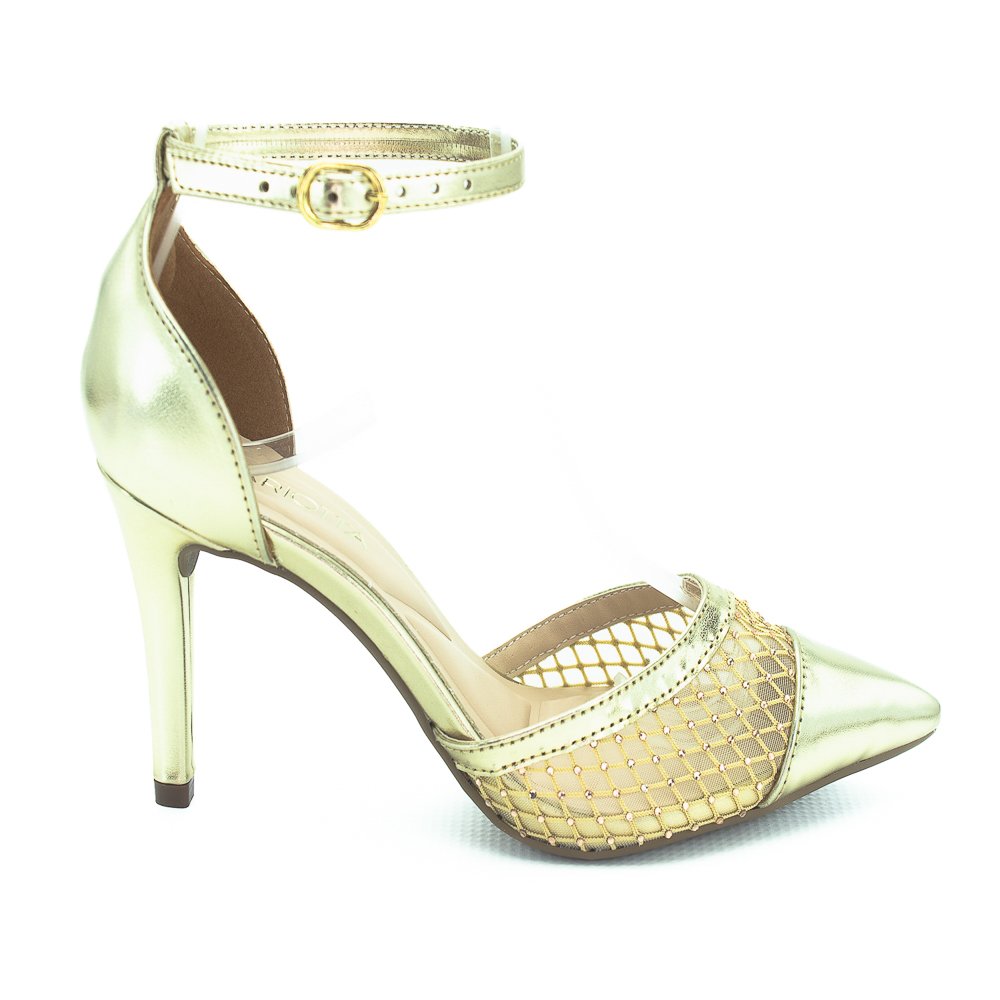 Scarpin Feminino Mariotta 13563-14 - Dourado