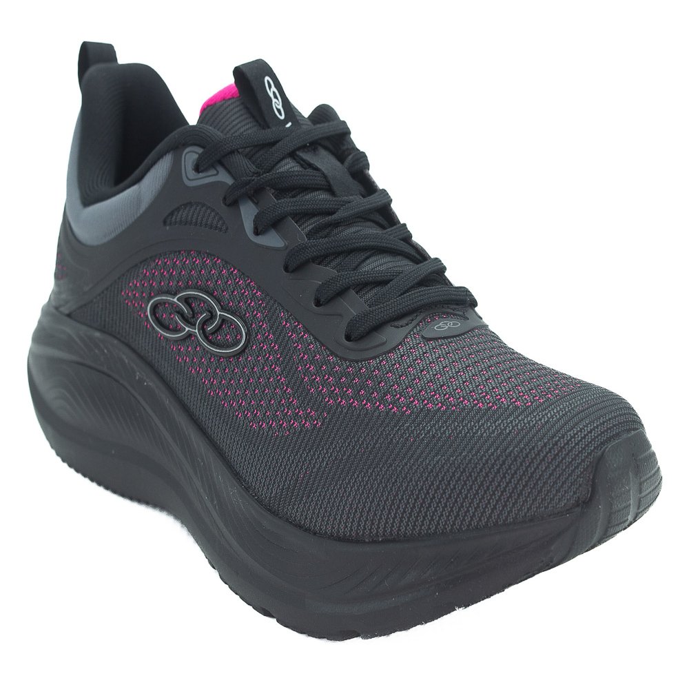 Tênis Feminino Olympikus Vibe - Preto Preto 2