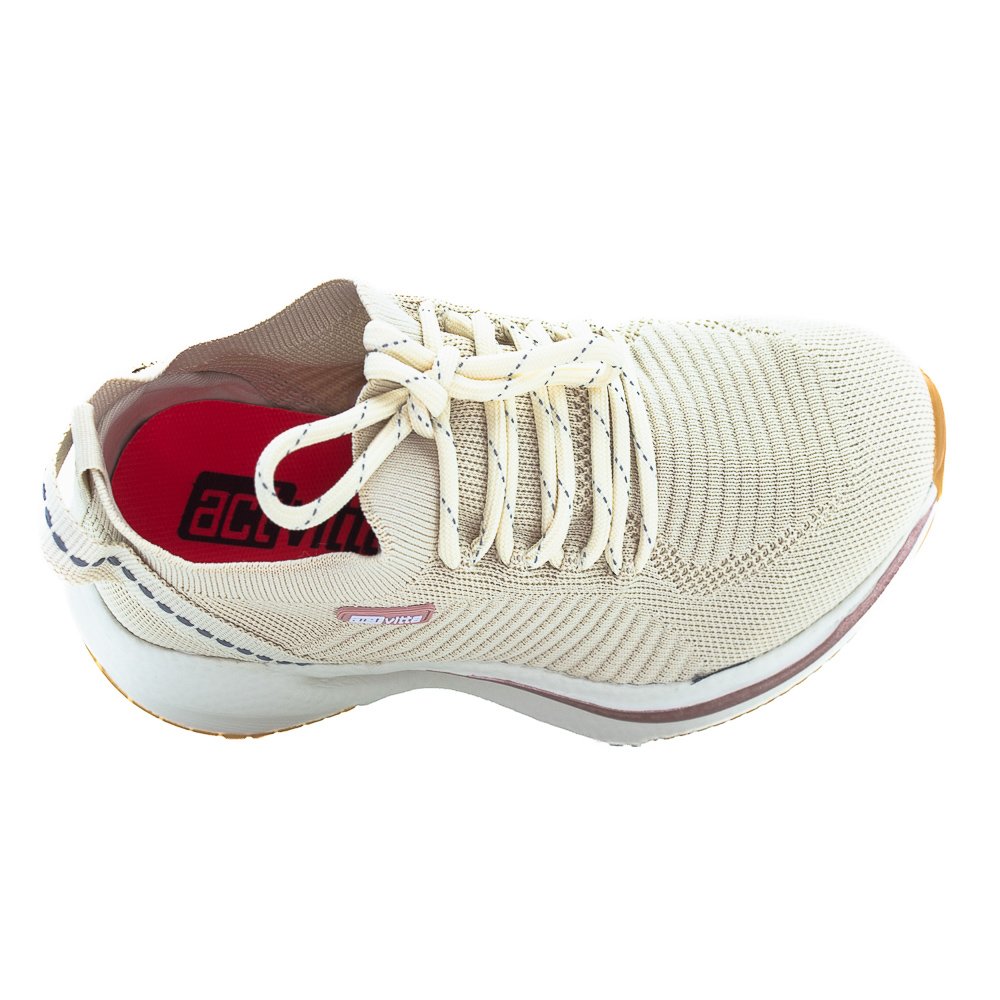 Tênis Feminino Actvitta 4839.250 - Branco Off Branco 5