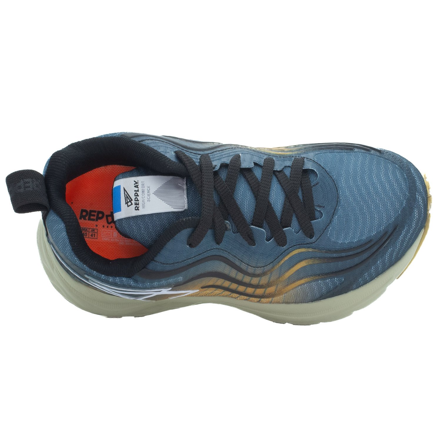 Tênis Masculino Repplay RP2630 - Preto Preto 5