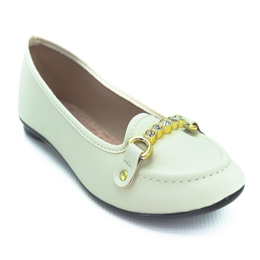 Sapatilha Feminina Moleca 5726.136 - Off White Branco 2